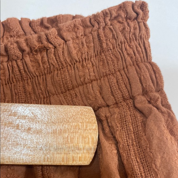 Elegant Rust Maxi Skirt - Picture 3 of 9